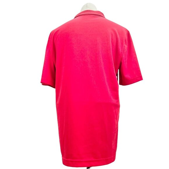 George Collared Shirt Men's S 34-36 Red Short Sleeve 3 Button Front - Picture 5 of 7